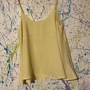 Yellow crop top